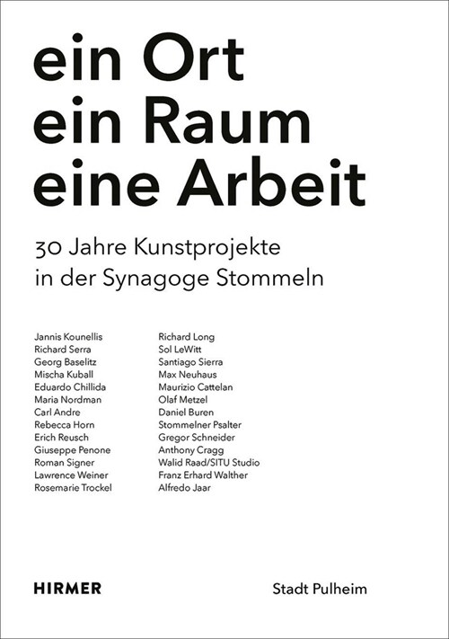 30 Jahre Kunstprojekte in der Synagoge Stommeln (Hardcover)