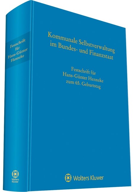 Kommunale Selbstverwaltung im Bundes- und Finanzstaat (Hardcover)