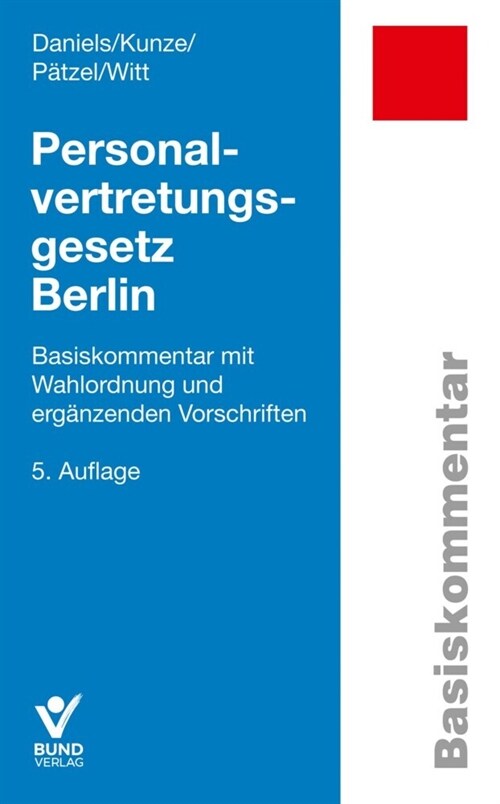 Personalvertretungsgesetz Berlin (Paperback)