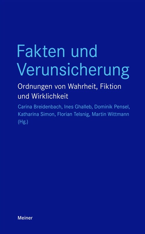 Fakten und Verunsicherung (Paperback)