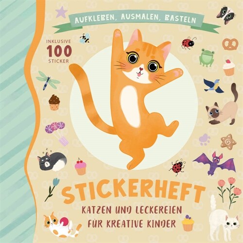 Stickerheft Katze Schlecki (Paperback)