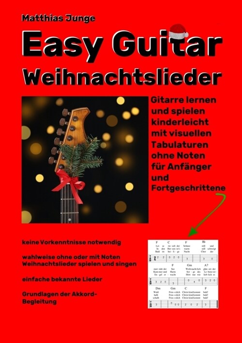 Easy Guitar Weihnachtslieder (Paperback)