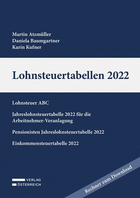 Lohnsteuertabellen 2022 (Paperback)