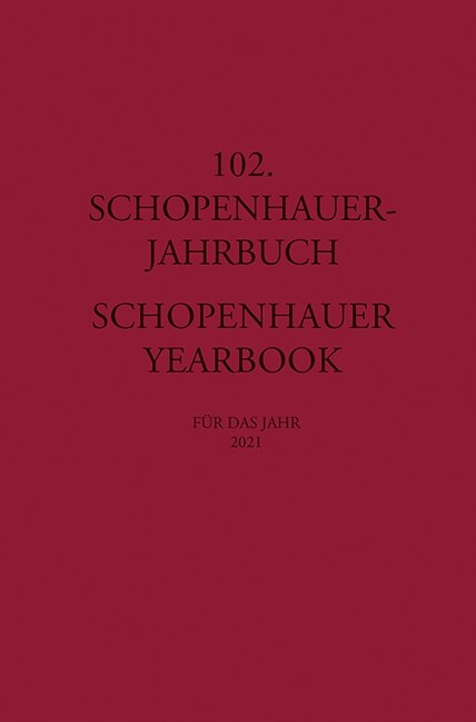 102. Schopenhauer Jahrbuch (Hardcover)