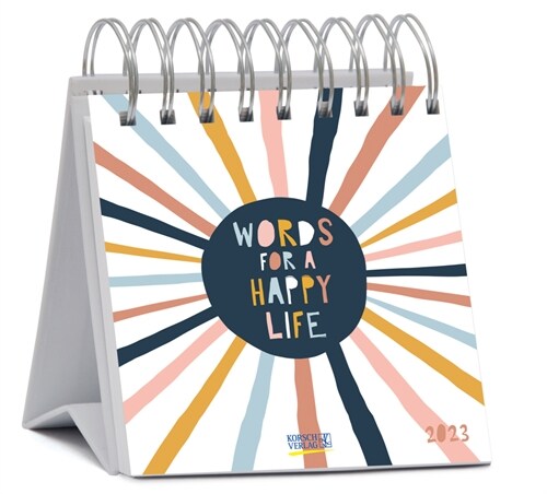 Words for a happy life 2023 (Calendar)