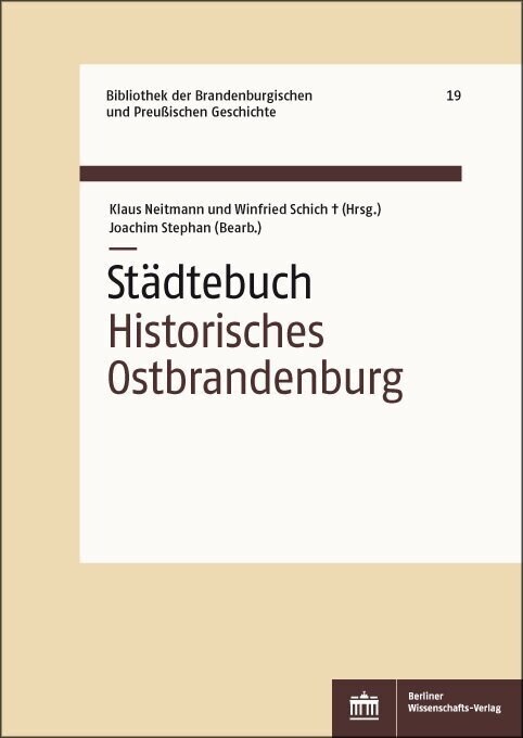 Stadtebuch Historisches Ostbrandenburg (Hardcover)