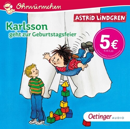 Karlsson geht zur Geburtstagsfeier, 1 Audio-CD (CD-Audio)