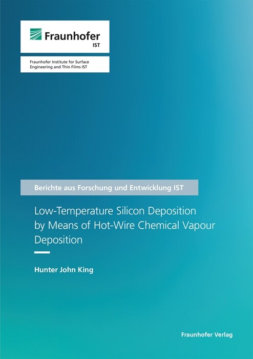 Low-Temperature Silicon Deposition by Means of Hot-Wire Chemical Vapour Deposition. (Paperback)