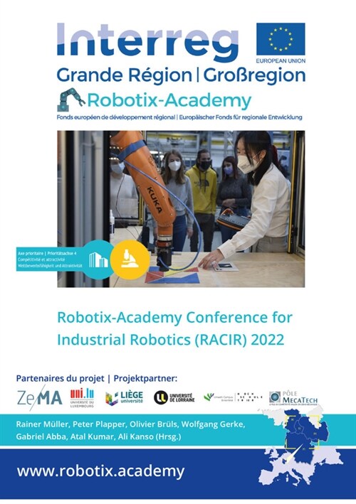 Robotix-Academy Conference for Industrial Robotics (RACIR) 2022 (Paperback)