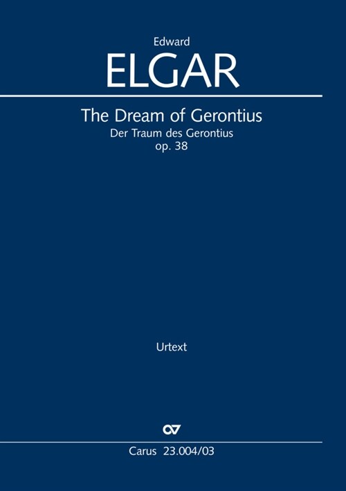 The Dream of Gerontius (Klavierauszug) (Book)