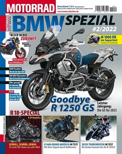 Motorrad BMW Spezial - 02/2022 (Paperback)