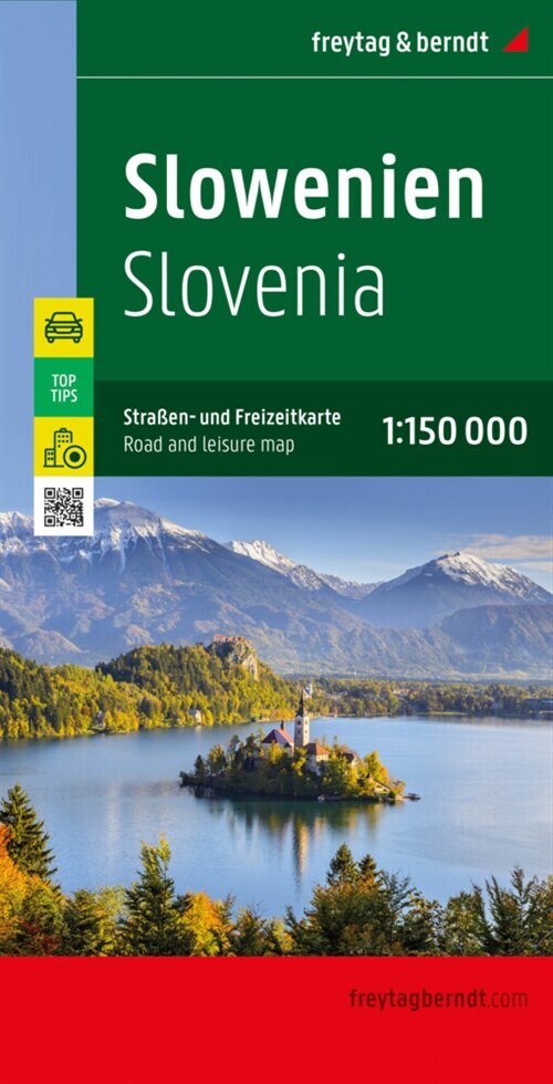 Slowenien, Straßen- und Freizeitkarte 1:150.000, freytag & berndt (Sheet Map)