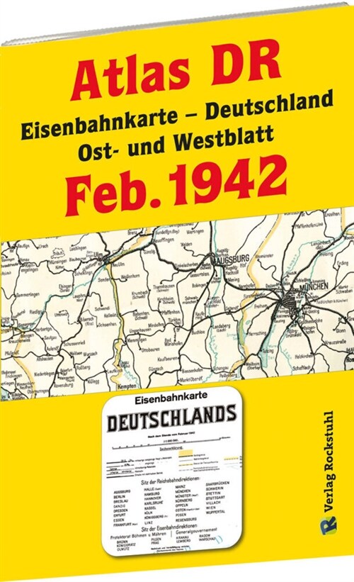 ATLAS DR Februar 1942 - Eisenbahnkarte Deutschland (Pamphlet)