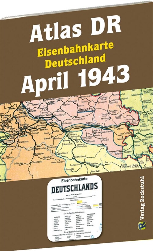 ATLAS DR April 1943 - Eisenbahnkarte Deutschland (Pamphlet)