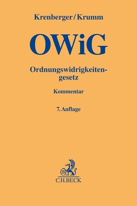 Ordnungswidrigkeitengesetz (Hardcover)