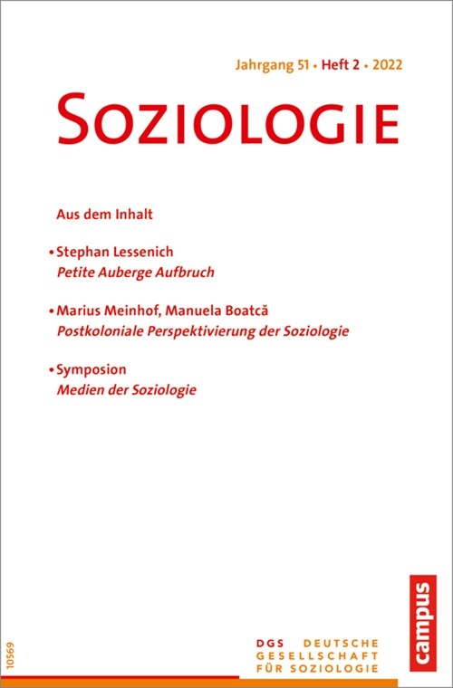 Soziologie 2/2022 (Paperback)