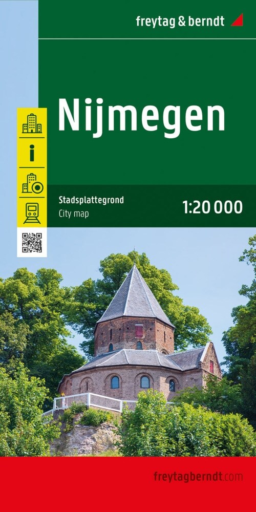 Nijmegen, Stadtplan 1:20.000, freytag & berndt (Sheet Map)