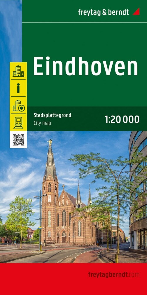 Eindhoven, Stadtplan 1:20.000, freytag & berndt (Sheet Map)