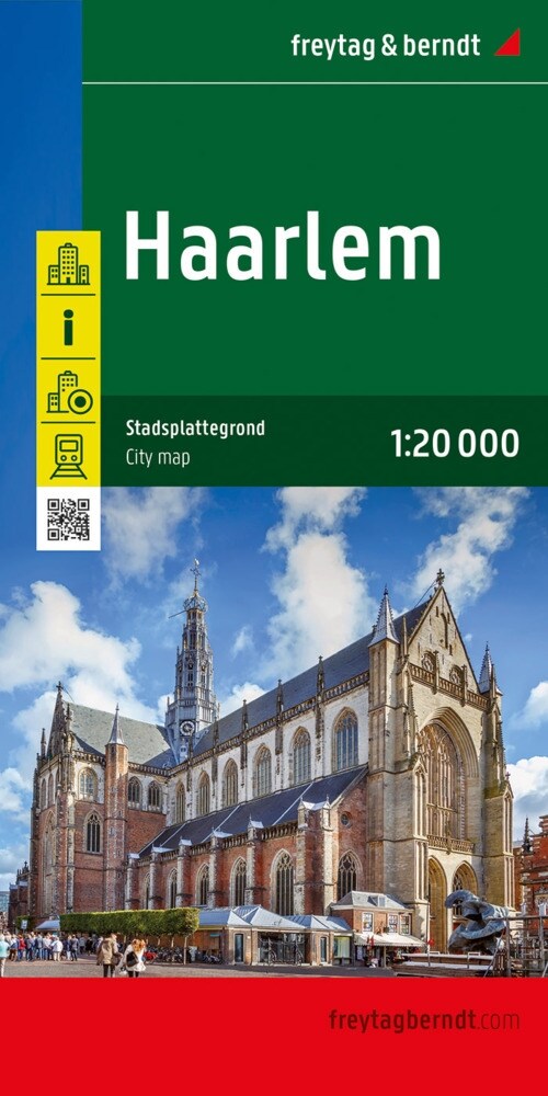Haarlem, Stadtplan 1:20.000, freytag & berndt (Sheet Map)