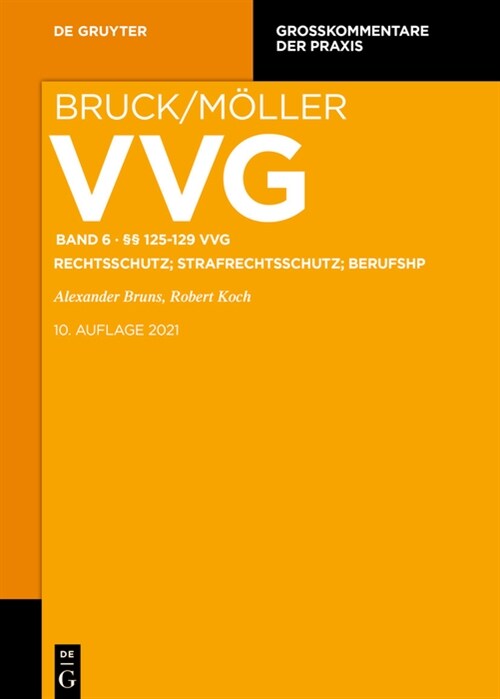 ㎣ 125-129 Vvg: Arb 2010/2012; Strafrechtsschutz (Hardcover, 10., Vollig Neu)