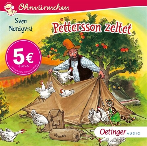 Pettersson und Findus. Pettersson zeltet, 1 Audio-CD (CD-Audio)