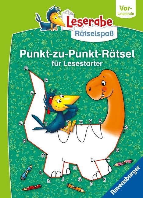 Ravensburger Leserabe Ratselspaß - Punkt-zu-Punkt-Ratsel fur Lesestarter ab 5 Jahren - Vor-Lesestufe (Paperback)