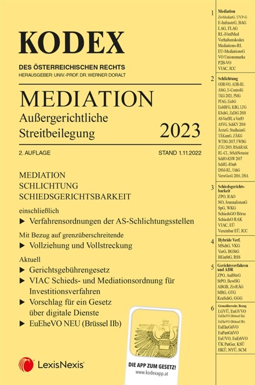 KODEX Mediation 2023 (Paperback)