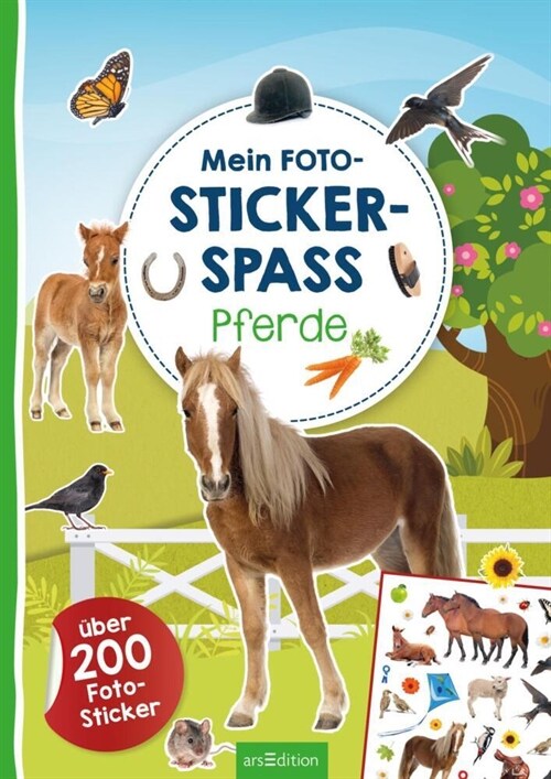 Mein Foto-Stickerspaß - Pferde (Paperback)