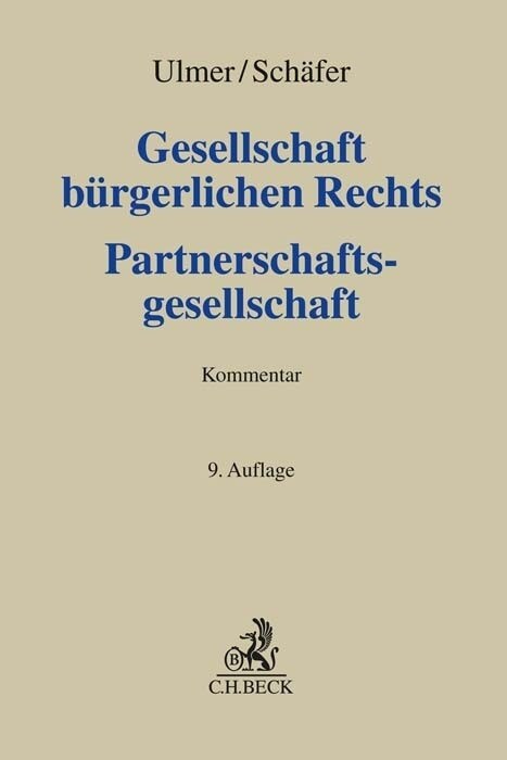 Gesellschaft burgerlichen Rechts und Partnerschaftsgesellschaft (Hardcover)