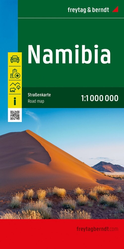 Namibia, Straßenkarte 1:1.000.000, freytag & berndt (Sheet Map)