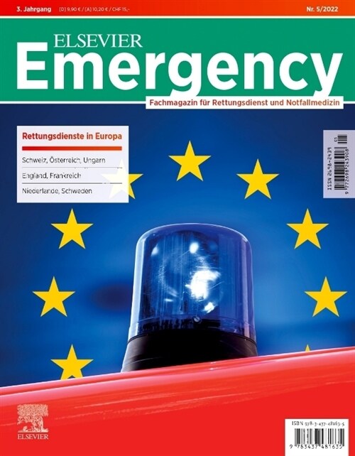 Elsevier Emergency. Rettungsdienst in Europa. 5/2022 (Pamphlet)