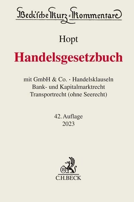 Handelsgesetzbuch (Hardcover)