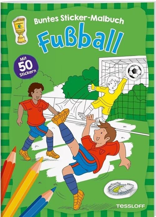 Fußball. Buntes Sticker-Malbuch (Pamphlet)