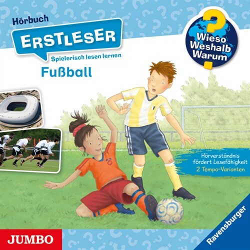 Wieso Weshalb Warum Erstleser. Fußball, Audio-CD (CD-Audio)