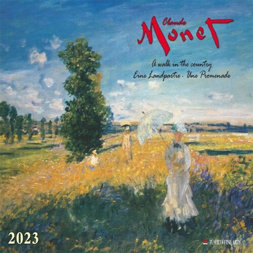 Claude Monet - A Walk in the Country 2023 (Calendar)
