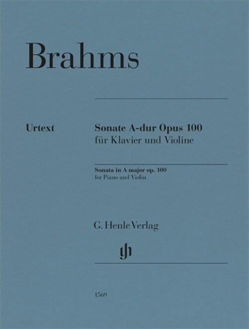 Brahms, Johannes - Violinsonate A-dur op. 100 (Sheet Music)