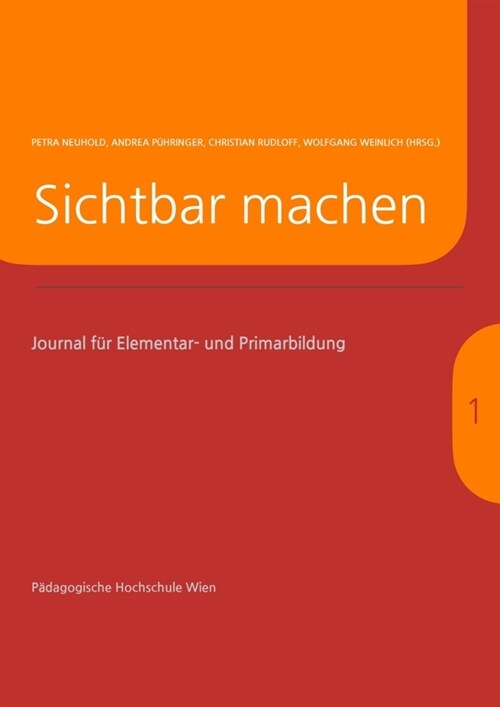 Journal fur Elementar- und Primarbildung (Paperback)