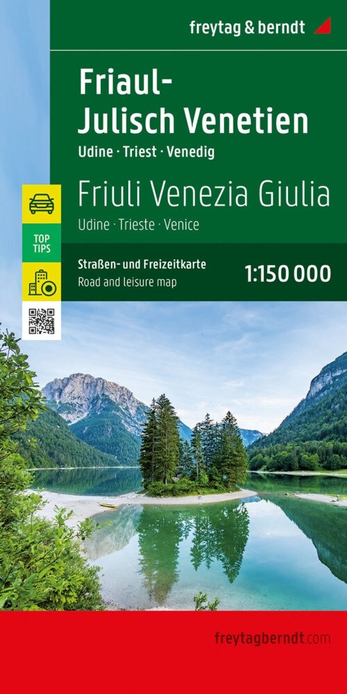 Friaul - Julisch-Venetien, Straßen- und Freizeitkarte 1:150.000, freytag & berndt (Sheet Map)