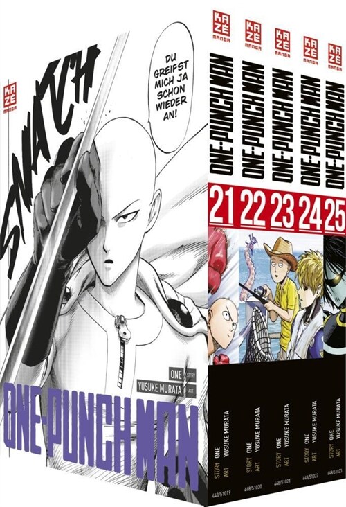 ONE-PUNCH MAN - Band 21-25, 5 Teile (Paperback)