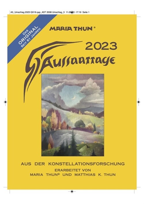 Aussaattage 2023 Maria Thun Wandkalender (Book)