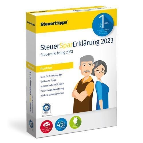 SteuerSparErklarung Rentner und Pensionare 2023 (CD-ROM)