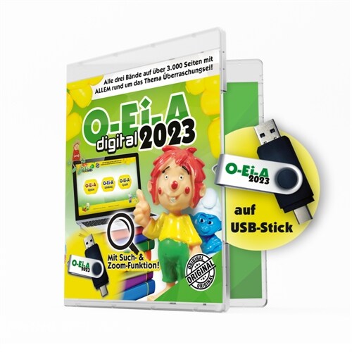 O-Ei-A digital 2023 - Alle drei Preisfuhrer zum Sammelgebiet Uberraschungsei erstmals digital auf USB-Stick als PDF-Version! (General Merchandise)