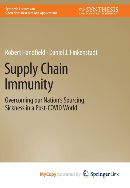 Supply Chain Immunity (Paperback)