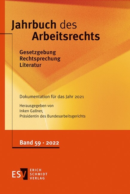 Jahrbuch des Arbeitsrechts (Hardcover)