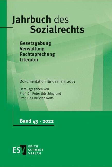 Jahrbuch des Sozialrechts Dokumentation fur das Jahr 2021 (Hardcover)