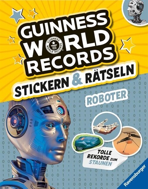 Guinness World Records Stickern und Ratseln: Roboter (Paperback)