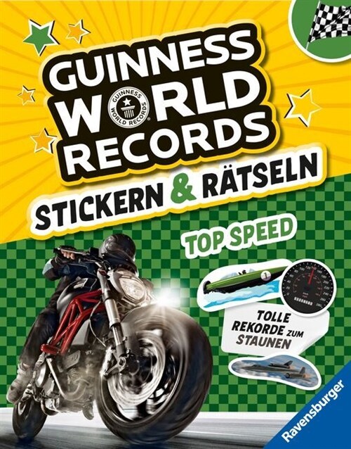 Guinness World Records Stickern und Ratseln: Top Speed (Paperback)