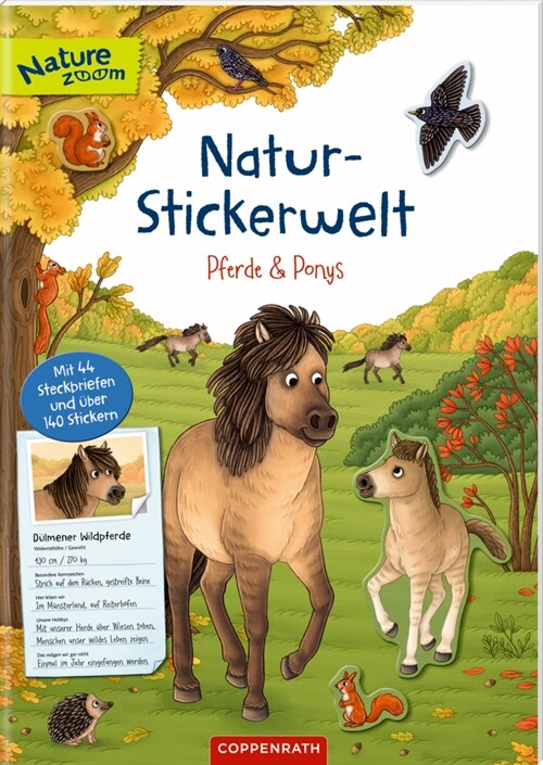 Natur-Stickerwelt - Pferde und Ponys (Book)