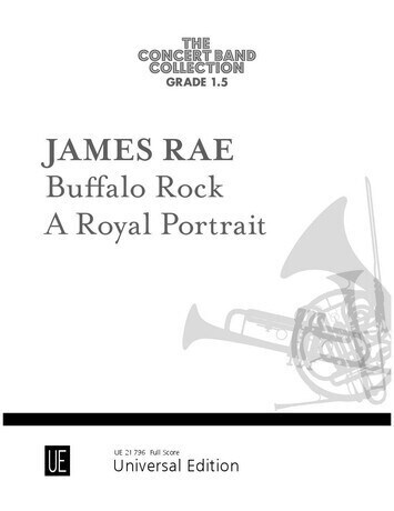 Buffalo Rock - A Royal Portrait (Sheet Music)