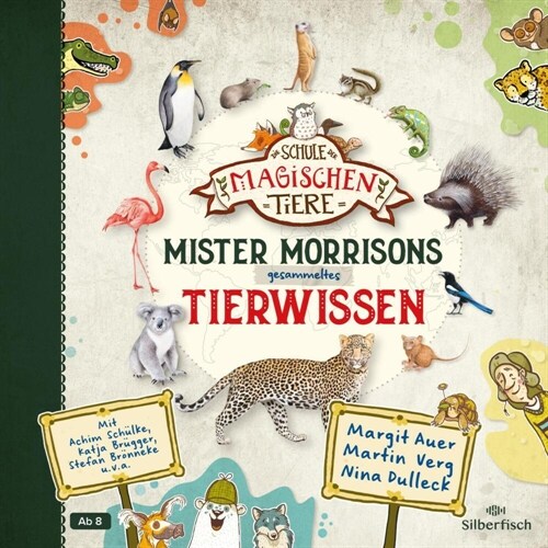 Mister Morrisons gesammeltes Tierwissen, 4 Audio-CD (CD-Audio)